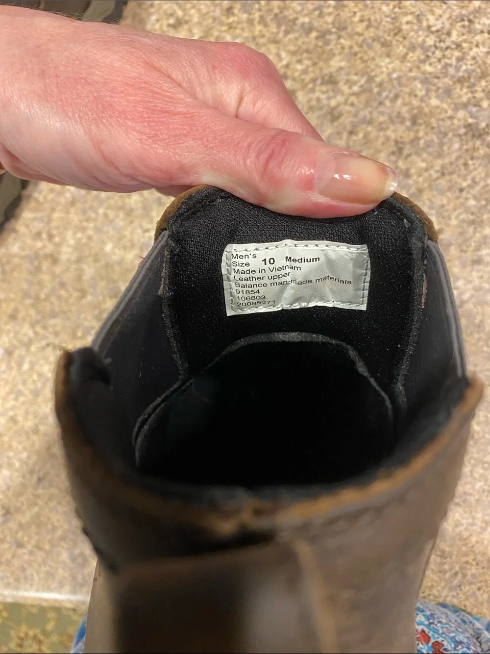 Duluth Trading Men’s Wild Boar Leather Pull On Boots Item 91854 Size 10 Medium